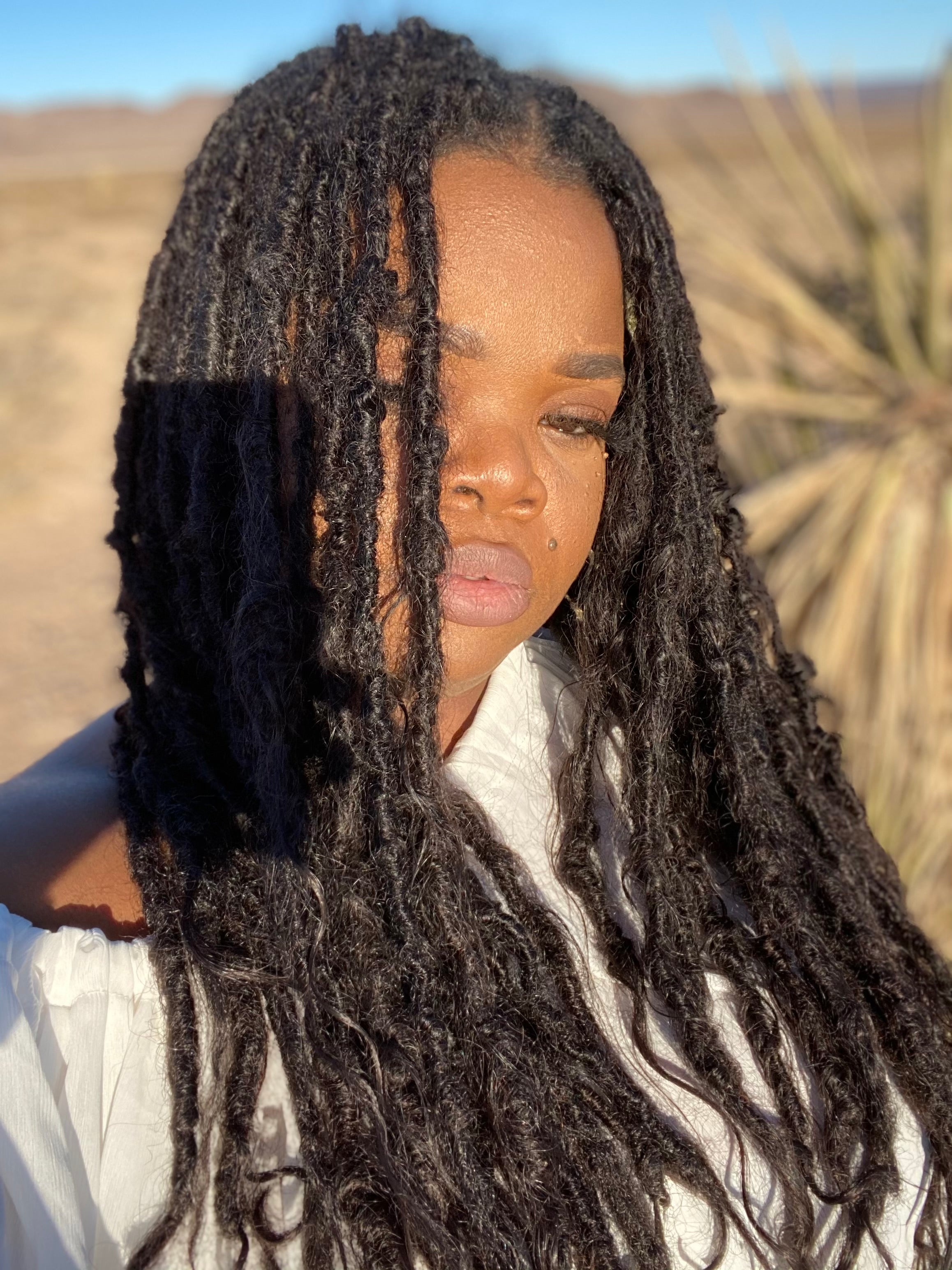 100% Human Hair Loc Extensions|| Boho Locs|| Goddess Locs Human Hair C ...